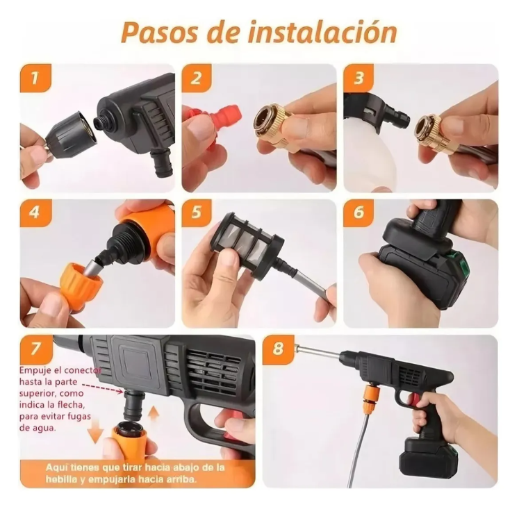 Hidrolavadora Inalámbrica Batería 48V